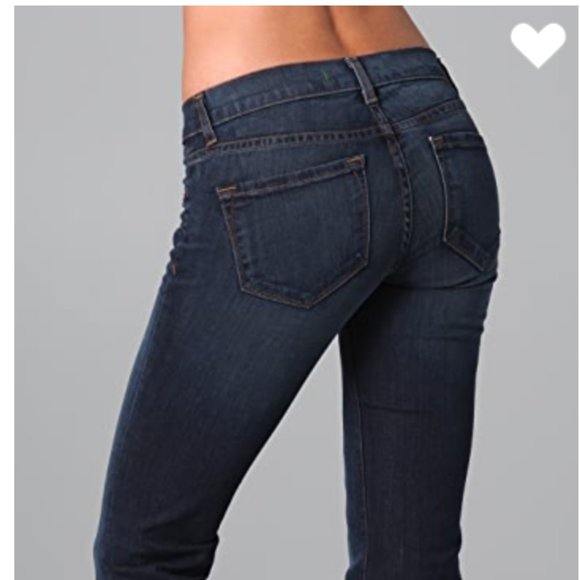 J BRAND | 'BABE' FLARED DARK DENIM JEANS - Picture 6 of 10
